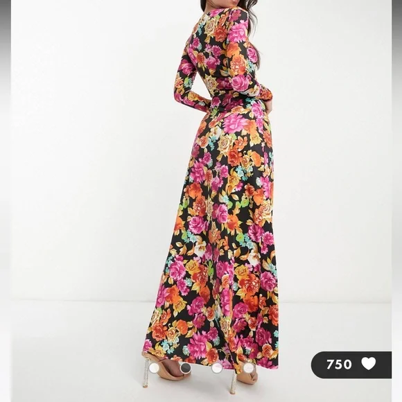 NWT AFRM Loraine Maxi Dress - Picture 2 of 12